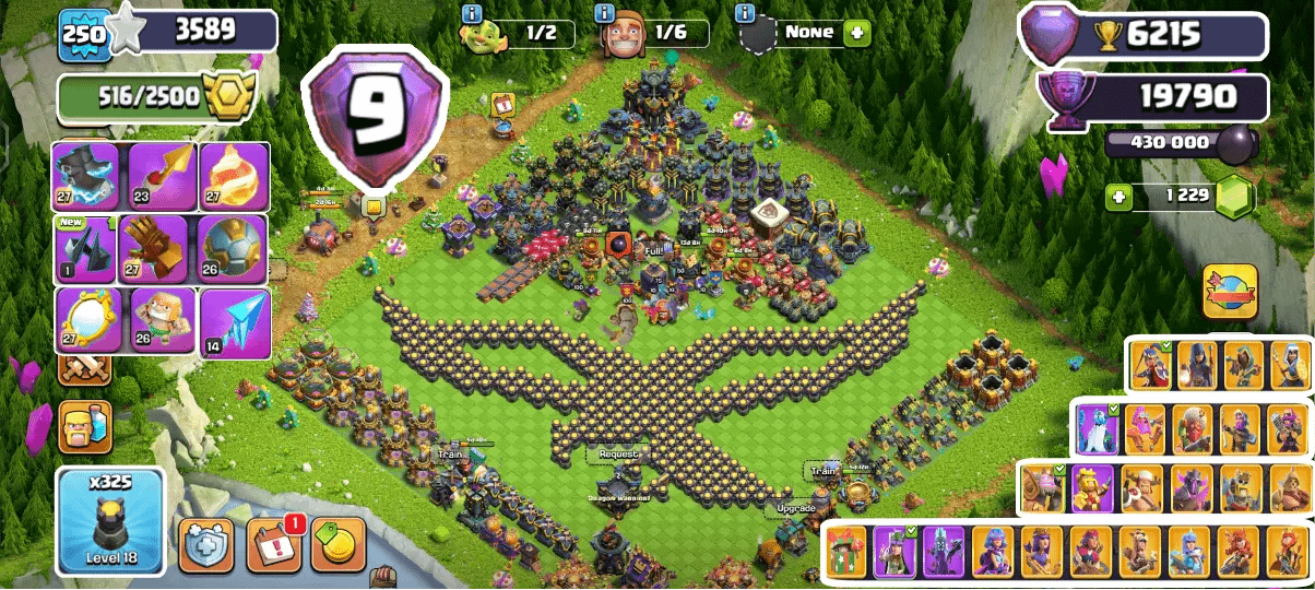 Clash of Clans MONTH END SALE ๐ฅ RAREST GLOBAL RANK 9