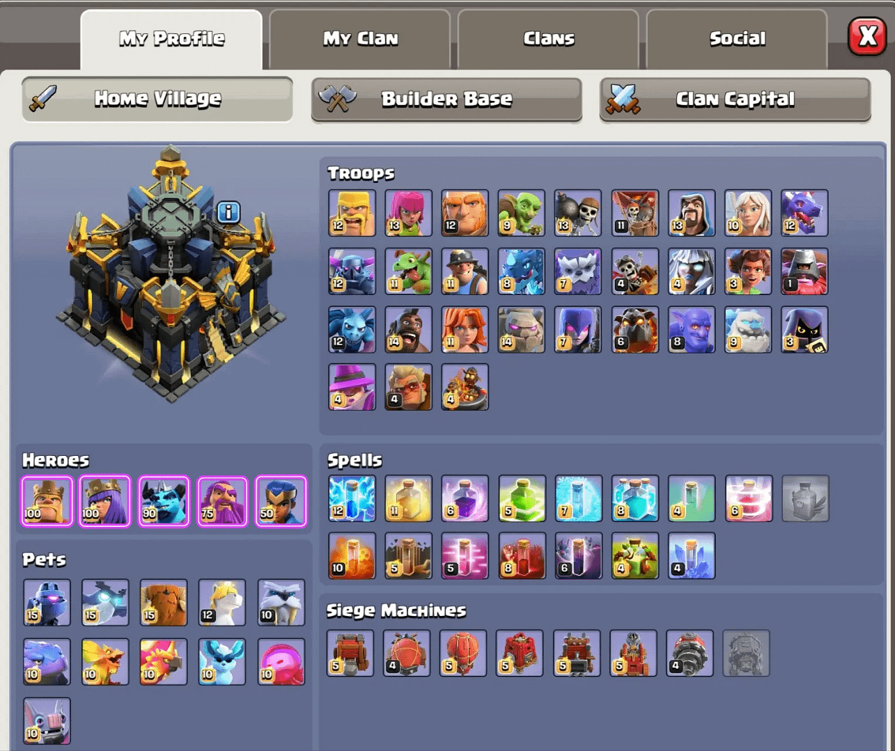 Clash of Clans MONTH END SALE ๐ฅ RAREST GLOBAL RANK 9 - Image 2