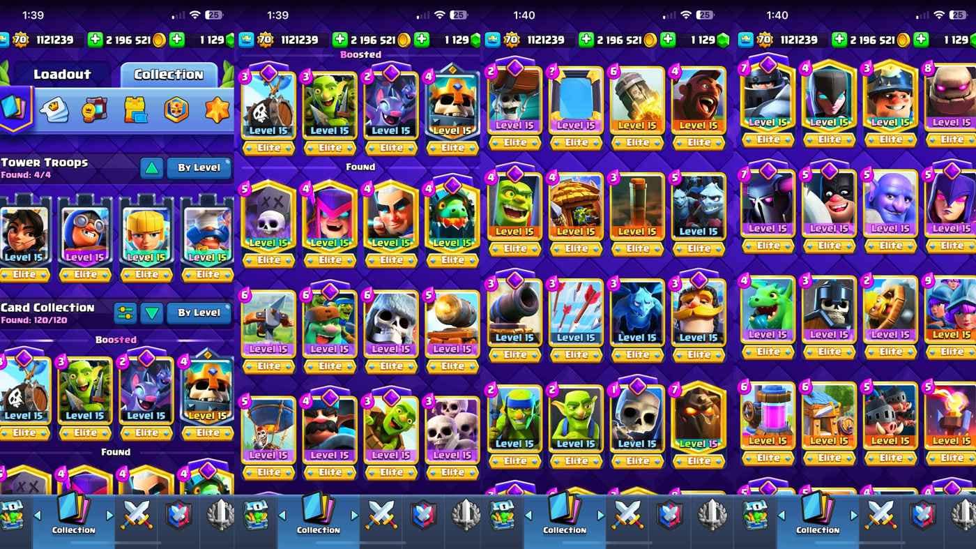 Clash Royale Max Account | Extremely Rare Account | 120 Cards Level 15 | 35 Evolutions | 9000+ Trophies | 225+ Emotes + Loaded Magic Inventory - Image 2