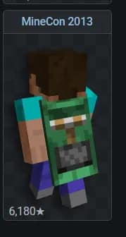 Minecraft Minecon cape 2013