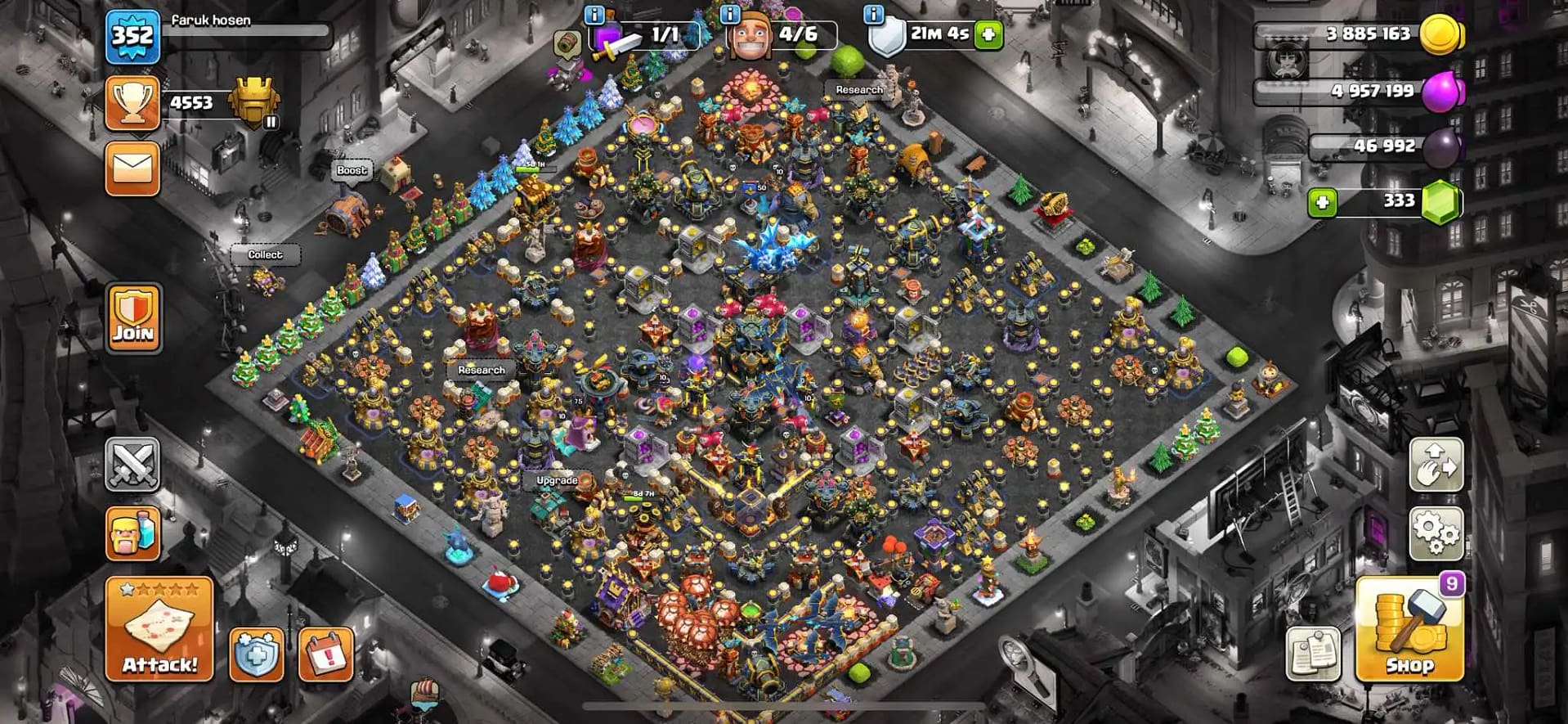 Clash of Clans Rare 352 xp 🏅 Free Name Change - Image 2