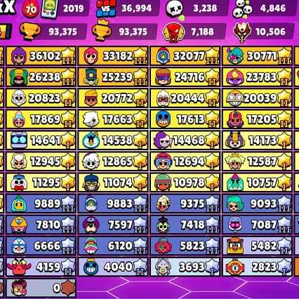 Brawl Stars BS937 93K 37K TRIO 83