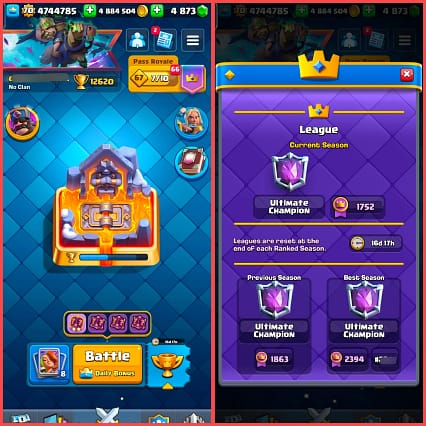 Clash Royale All Evolutions and All Cards Elite Level 15