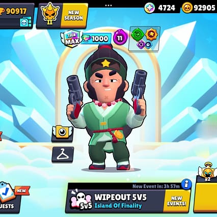 Brawl Stars ALIEN FAME 💯 90,000 TROPHY