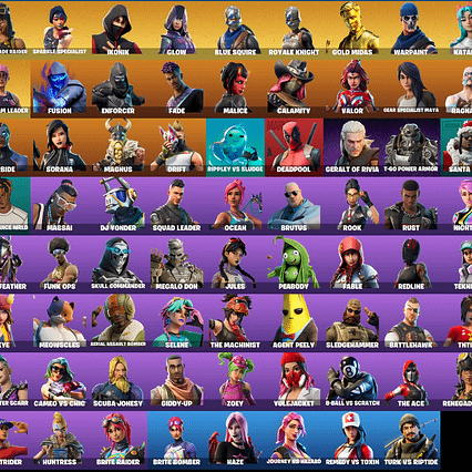 Fortnite EXCLUSIVE OFFER ๐ฅ๐๐ฅ 71 SKINS ๐ OG RENEGADE RAIDER