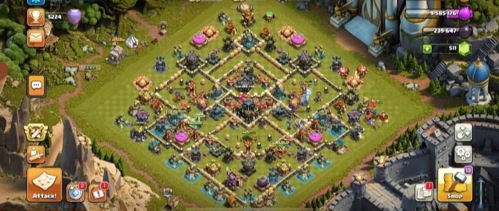 Clash of Clans Both Legendary Scenery Th17 Max - Image 2