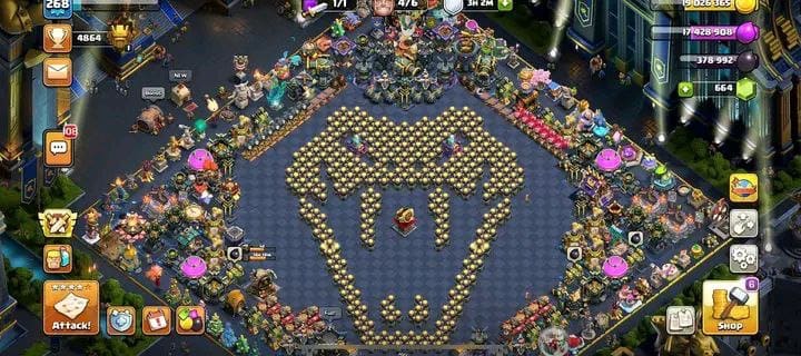 Clash of clans TH17 maxout