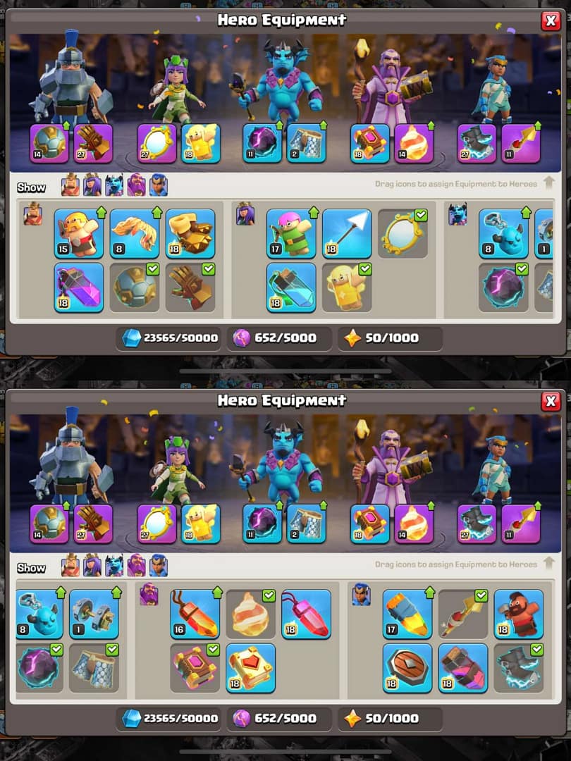 Clash of Clans Rare 352 xp 🏅 Free Name Change - Image 3